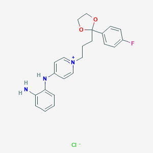 4-[(2-Aminophenyl)amino]-1-[3-[2-(4-fluorophenyl)-1,3-dioxolan-2-yl]propyl]pyridinium Chloride