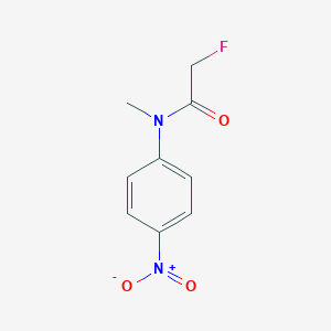 Acetanilide, 2-fluoro-N-methyl-4'-nitro-