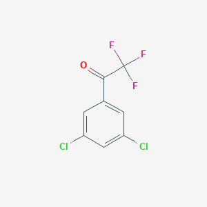 molecular formula C8H3Cl2F3O B156584 3',5'-Dichloro-2,2,2-trifluoroacetophenone CAS No. 130336-16-2
