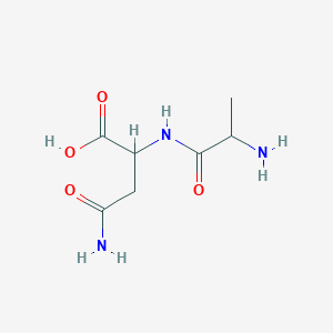 molecular formula C7H13N3O4 B156587 dl-Alanyl-dl-asparagine CAS No. 1999-41-3