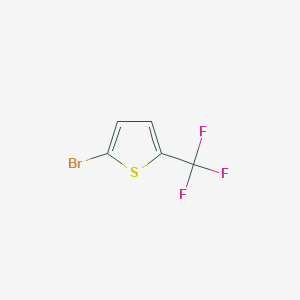 molecular formula C5H2BrF3S B156589 2-Bromo-5-(trifluoromethyl)thiophene CAS No. 143469-22-1