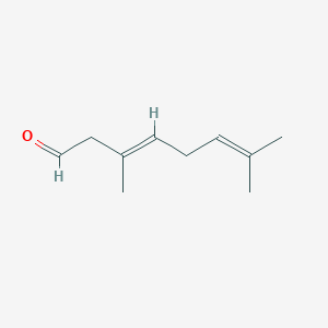 molecular formula C10H16O B156591 3,6-Octadienal, 3,7-dimethyl- CAS No. 1754-00-3