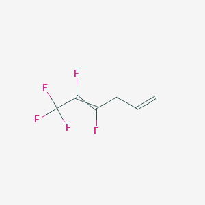molecular formula C6H5F5 B156595 4,5,6,6,6-Pentafluorohexa-1,4-diene CAS No. 1730-22-9