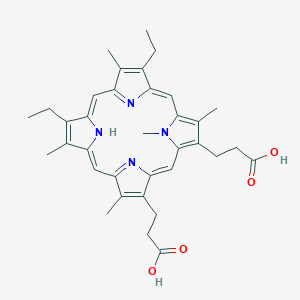 molecular formula C35H40N4O4 B156596 N-Methylmesoporphyrin IX CAS No. 130641-26-8