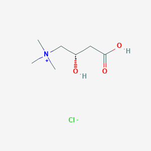 molecular formula C7H16ClNO3 B156597 (+)-Carnitine hydrochloride CAS No. 10017-44-4