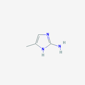 molecular formula C4H7N3 B156609 5-methyl-1H-imidazol-2-amine CAS No. 6653-42-5
