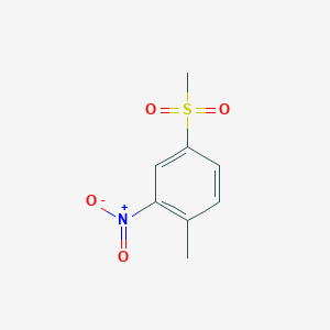 molecular formula C8H9NO4S B156614 4-Methylsulfonyl-2-nitrotoluene CAS No. 1671-49-4