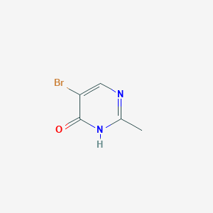 molecular formula C5H5BrN2O B156621 5-Bromo-2-methylpyrimidin-4-OL CAS No. 1676-57-9
