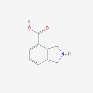 molecular formula C9H9NO2 B156631 Isoindoline-4-carboxylic acid CAS No. 658683-13-7