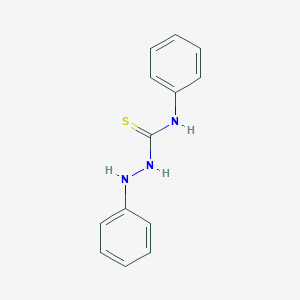 molecular formula C13H13N3S B156635 1,4-二苯基-3-硫代氨基脲 CAS No. 1768-59-8