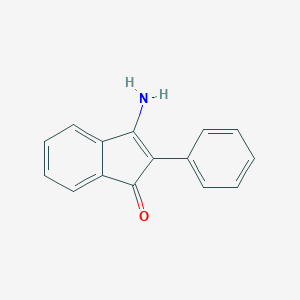 molecular formula C15H11NO B156637 3-Amino-2-phenyl-1H-inden-1-one CAS No. 1947-47-3