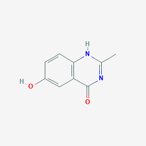 molecular formula C9H8N2O2 B156672 6-Hydroxy-2-methylquinazolin-4(3H)-one CAS No. 1882-77-5