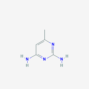 molecular formula C5H8N4 B156686 6-甲基-2,4-嘧啶二胺 CAS No. 1791-73-7