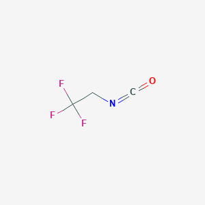 molecular formula C3H2F3NO B156702 1,1,1-三氟-2-异氰酸乙酯 CAS No. 371-92-6