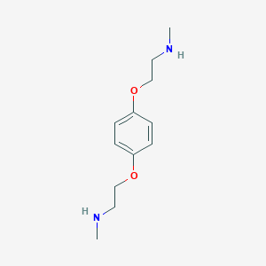 molecular formula C12H20N2O2 B156705 1,4-Bis(2-methylaminoethoxy)benzene CAS No. 139890-67-8