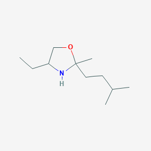 4-Ethyl-2-methyl-2-(3-methylbutyl)oxazolidine