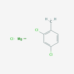 molecular formula C7H5Cl3Mg B156709 氯化镁(2,4-二氯苯基)甲烷化物 (1/1/1) CAS No. 129752-86-9