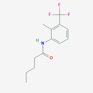molecular formula C13H16F3NO B156712 3'-Trifluoromethyl-2-methylvaleranilide CAS No. 1939-26-0