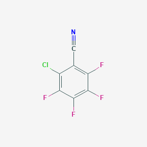 molecular formula C7ClF4N B156714 2-Chloro-3,4,5,6-tetrafluorobenzonitrile CAS No. 126817-44-5