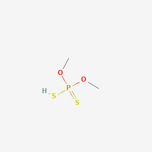 molecular formula C2H7O2PS2 B156718 O,O-Dimethyl dithiophosphate CAS No. 756-80-9
