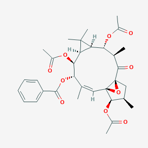 molecular formula C33H40O10 B156727 7-Benzoylingol-3,8,12-triacetate CAS No. 135467-87-7