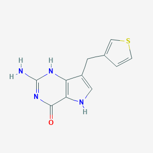 9-Deaza-9-(3-thienylmethyl)guanine