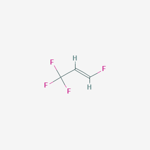molecular formula C3H2F4 B156734 1,3,3,3-Tetrafluoroprop-1-ene CAS No. 1645-83-6