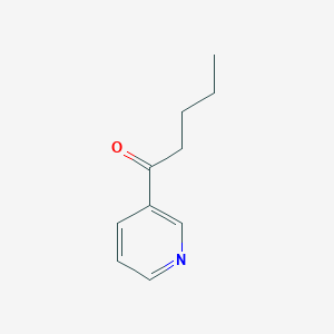 molecular formula C10H13NO B156736 1-(吡啶-3-基)戊酮 CAS No. 1701-72-0