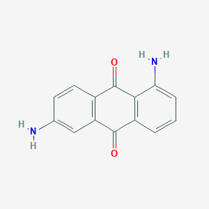 molecular formula C14H10N2O2 B156739 9,10-Anthracenedione, 1,6-diamino- CAS No. 1758-64-1