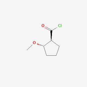 molecular formula C7H11ClO2 B156746 (1S,2S)-2-Methoxycyclopentane-1-carbonyl chloride CAS No. 130980-60-8