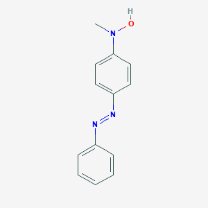 molecular formula C13H13N3O B156751 N-Hydroxy-4-(methylamino)azobenzene CAS No. 1910-36-7