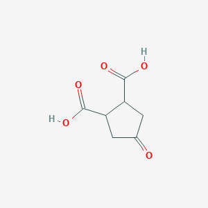 4-Oxocyclopentane-1,2-dicarboxylic acid