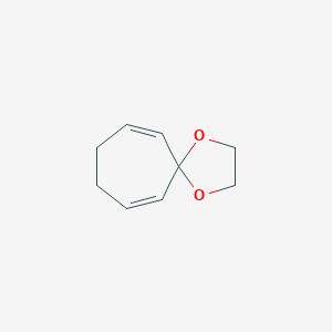 molecular formula C9H12O2 B156767 1,4-Dioxaspiro[4.6]undeca-6,10-diene CAS No. 1728-30-9