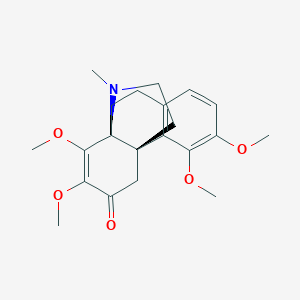 molecular formula C21H27NO5 B156775 Hasubanonine CAS No. 1805-85-2