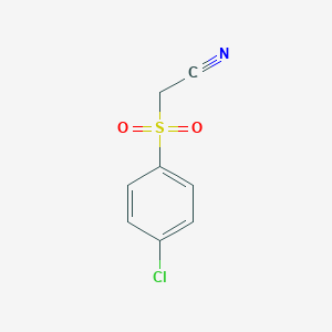 molecular formula C8H6ClNO2S B156776 4-Chlorophenylsulfonylacetonitrile CAS No. 1851-09-8
