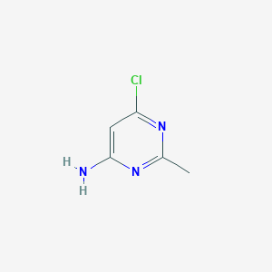 molecular formula C5H6ClN3 B156778 4-Amino-6-chloro-2-methylpyrimidine CAS No. 1749-68-4