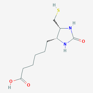 molecular formula C10H18N2O3S B156781 9-Mercaptodethiobiotin CAS No. 139936-57-5