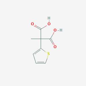 molecular formula C8H8O4S B156798 Methyl(2-thienyl)malonic acid CAS No. 126899-44-3