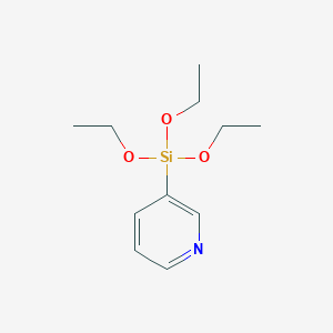 molecular formula C11H19NO3Si B156806 Pyridine, 3-(triethoxysilyl)- CAS No. 129663-08-7