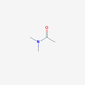 molecular formula C4H9NO<br>CH3CON(CH3)2<br>C4H9NO B156809 N,N-dimethylacetamide CAS No. 127-19-5