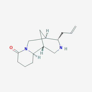 molecular formula C₁₄H₂₂N₂O B156810 Angustifoline CAS No. 550-43-6