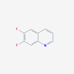 molecular formula C9H5F2N B156812 6,7-Difluoroquinoline CAS No. 127827-50-3