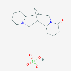 molecular formula C15H25ClN2O5 B156814 Lupanine perchlorate CAS No. 14691-01-1