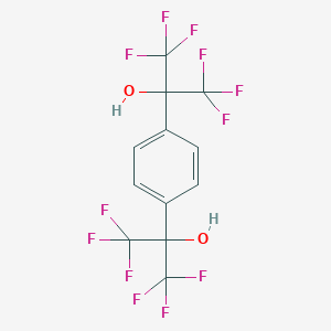 molecular formula C12H6F12O2 B156815 1,4-Bis(2-hydroxyhexafluoroisopropyl)benzene CAS No. 1992-15-0