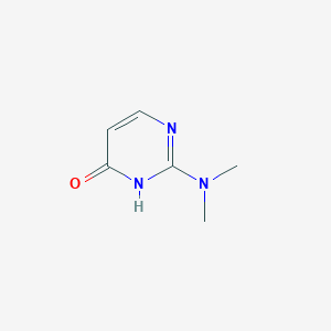 molecular formula C6H9N3O B156817 2-(二甲氨基)嘧啶-4-醇 CAS No. 1635-28-5