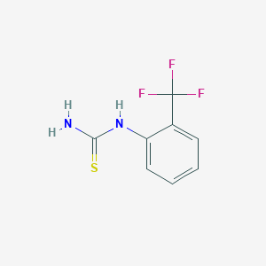 molecular formula C8H7F3N2S B156821 2-(trifluoromethyl)phenylthiourea CAS No. 1736-71-6