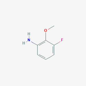 molecular formula C7H8FNO B156832 3-Fluoro-2-methoxyaniline CAS No. 437-83-2