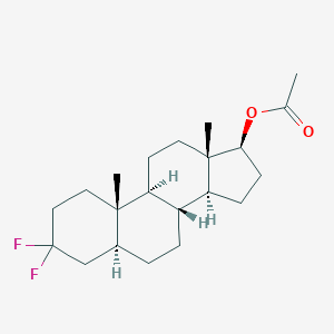 molecular formula C21H32F2O2 B156835 3,3-Difluoroandrostane-17-ol acetate CAS No. 1827-75-4