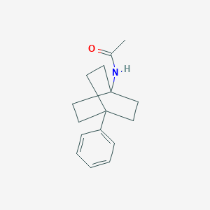 molecular formula C16H21NO B156845 N-(4-Phenylbicyclo[2.2.2]oct-1-yl)acetamide CAS No. 10207-07-5