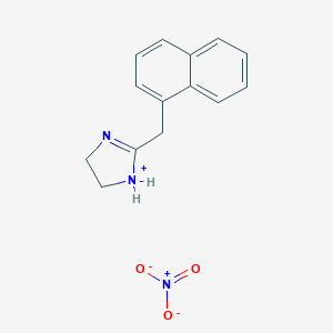 4,5-Dihydro-2-(1-naphthylmethyl)-1H-imidazolium nitrate